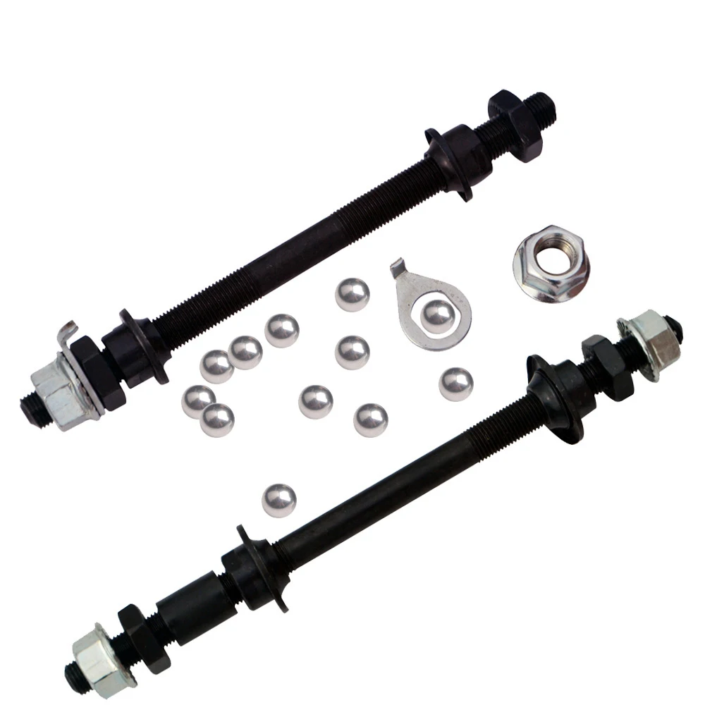 Details about   Bicycle Solid Spindle Shaft Front Rear Hub Mountain Bike Hub Hollow Shaft Kit 
