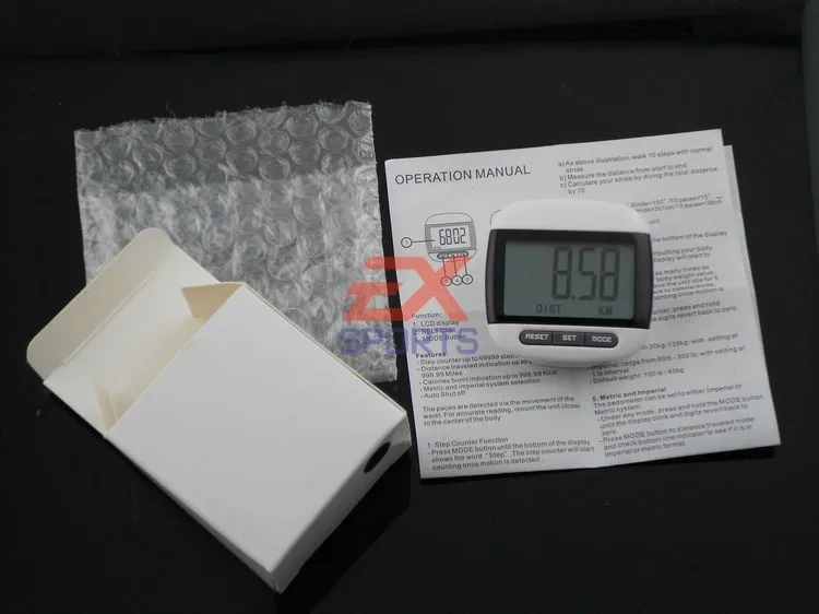 Run Step Pedometer Large LCD Display Jogging Step Pedometer Walking Calorie Distance Counter (11)