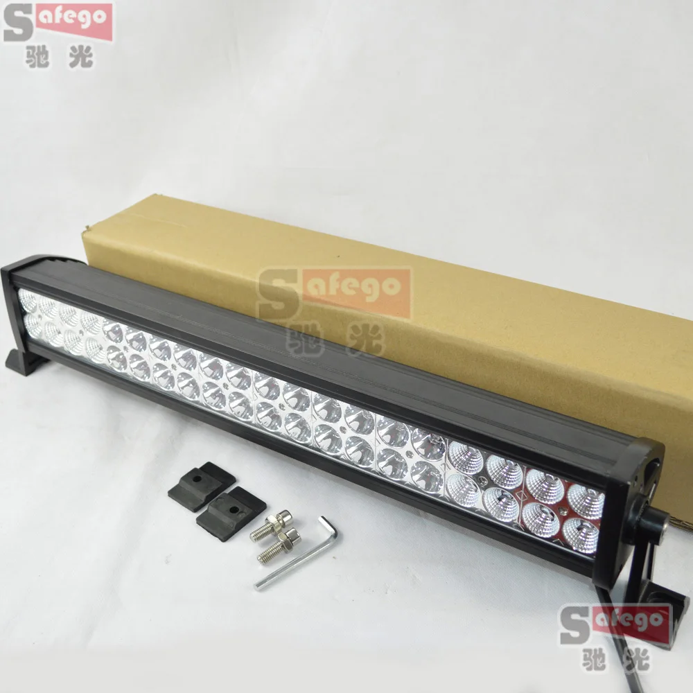 

1 pcs 22inch 120w led bar far near flood 120w led spot 7200lm led work light bar led off road 120w offroad truck 4x4 4wd