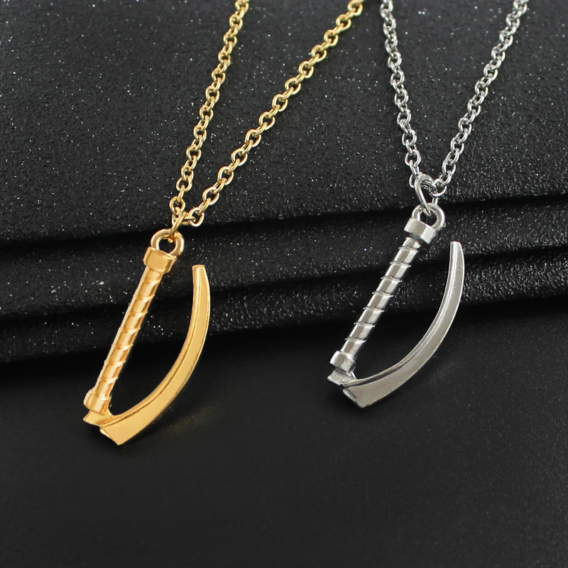 

Golden Silver Laryngoscope Pendant Necklace Medical Science Equipment Necklace Doctor Nurse Glamour Jewelry Graduation Gifts