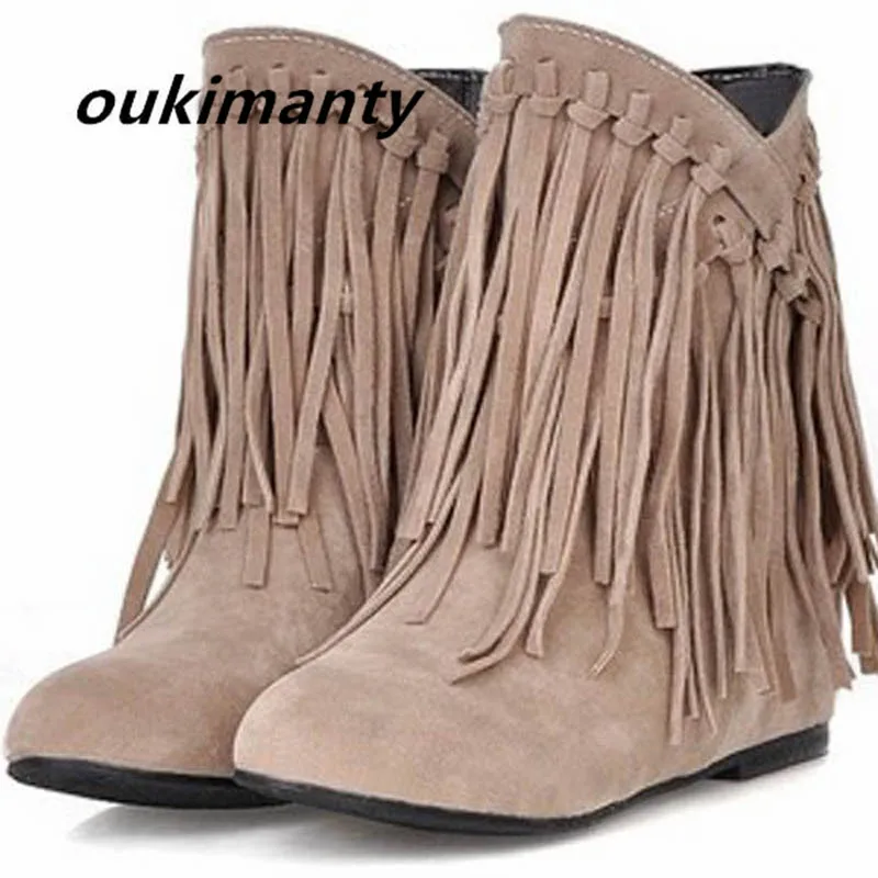 

Autumn Woman Platform Ankle Boots Women Boots Low Heels Sexy Women Shoes Motorcycle #Y0777052F