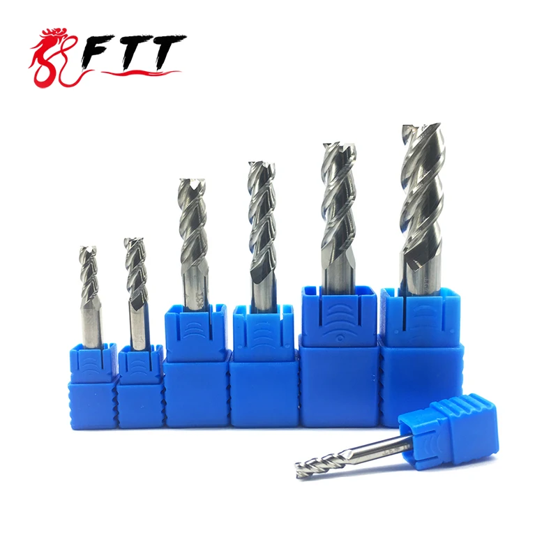 

HRC50 3F Aluminum Milling Cutter Alloy Endmills Tool Aluminum CNC Maching Milling Cutter