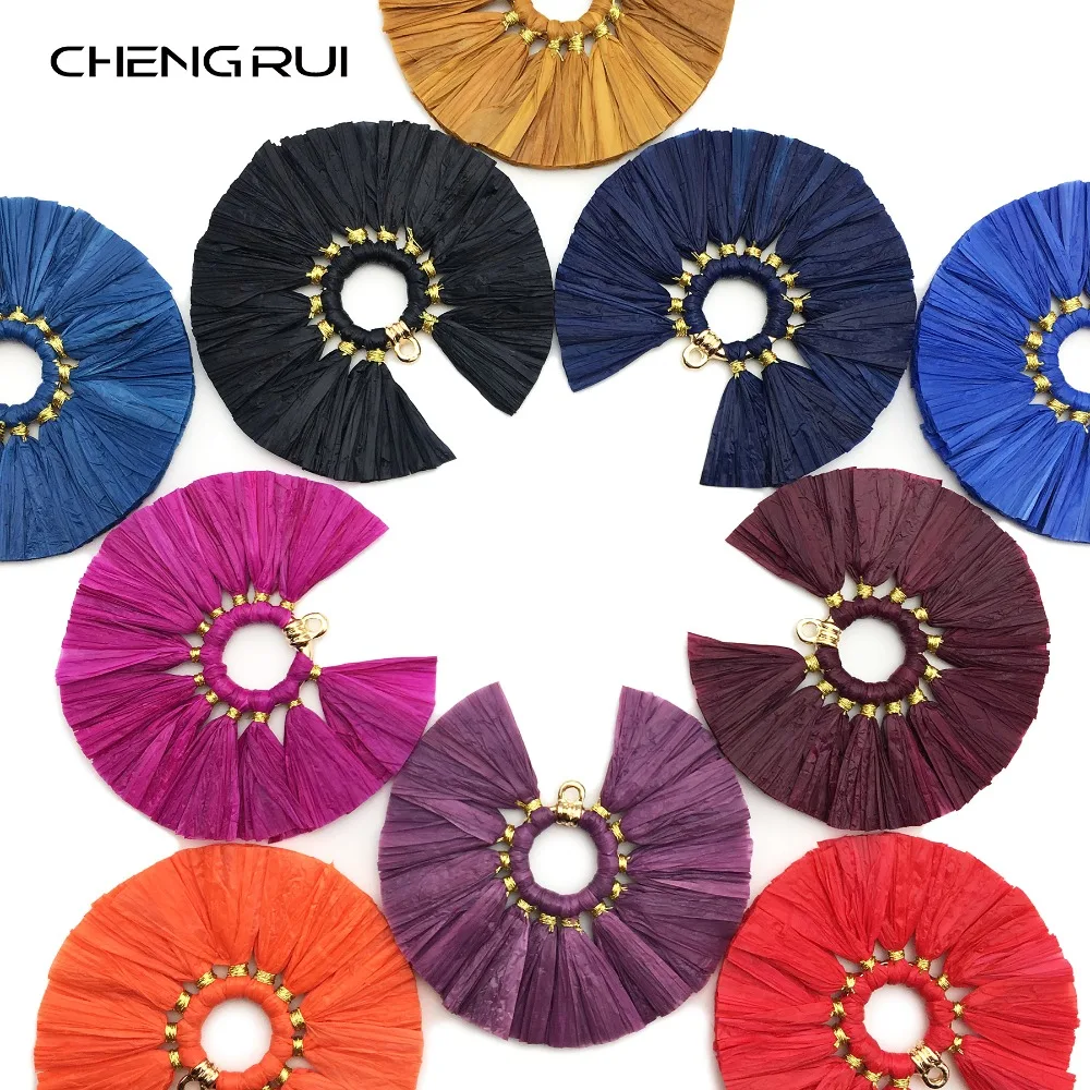 CHENGRUI L181 5 см кисточки трава кисточкой ремесло серьги бахромой шторы бахрома ткань