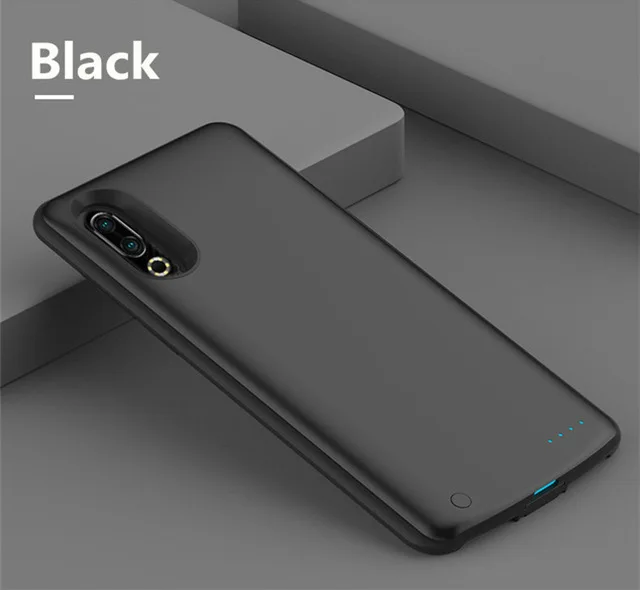 Чехол для внешнего зарядного устройства для MEIZU16s, чехол с зажимом для задней части батареи, 6500 мА/ч, портативный внешний аккумулятор, чехол для зарядки - Цвет: Black For Meizu 16s