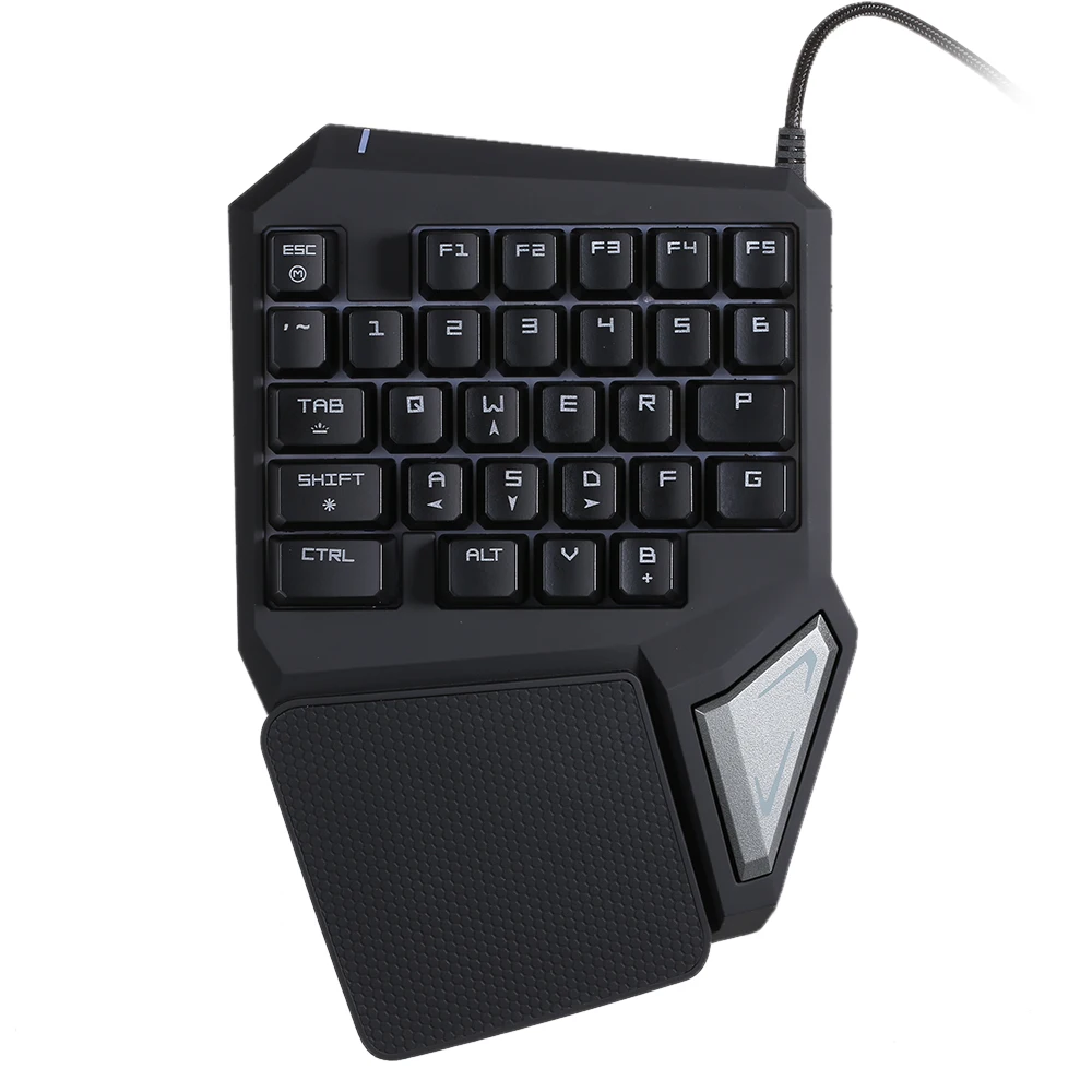 Профессиональная игровая клавиатура Delux T9 Pro 7 цветов светодиодный экран с