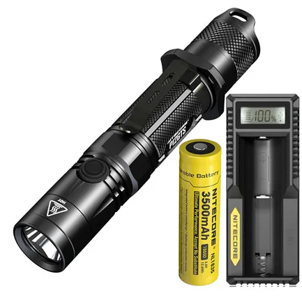 NITECORE P12GTS светодиодный фонарик Cree XHP35 HD 1800 лм дальность луча 226 м 18650 аккумулятор для использования на улице и дома - Испускаемый цвет: P12GTS NL1835 UM10