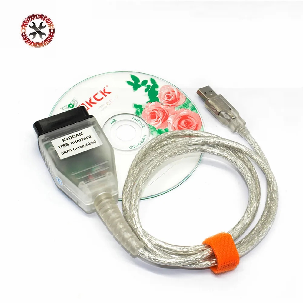 Лучшая цена для BMW INPA K + CAN с чипом FT232RL DCAN USB интерфейс полной диагностики 1998 по 2008
