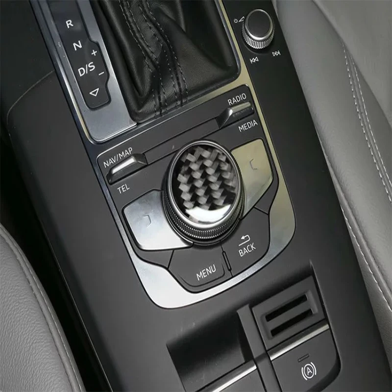 Для Audi A3 2014 2018 100% Настоящее углеродное волокно автомобильный Кондиционер