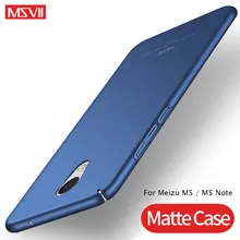Msvii Чехлы для Meizu M5 Note чехол тонкий матовый чехол для Meizu M5s чехол M5 s Жесткий PC задняя крышка для Meizu M 5 Note 5 чехол для телефона s