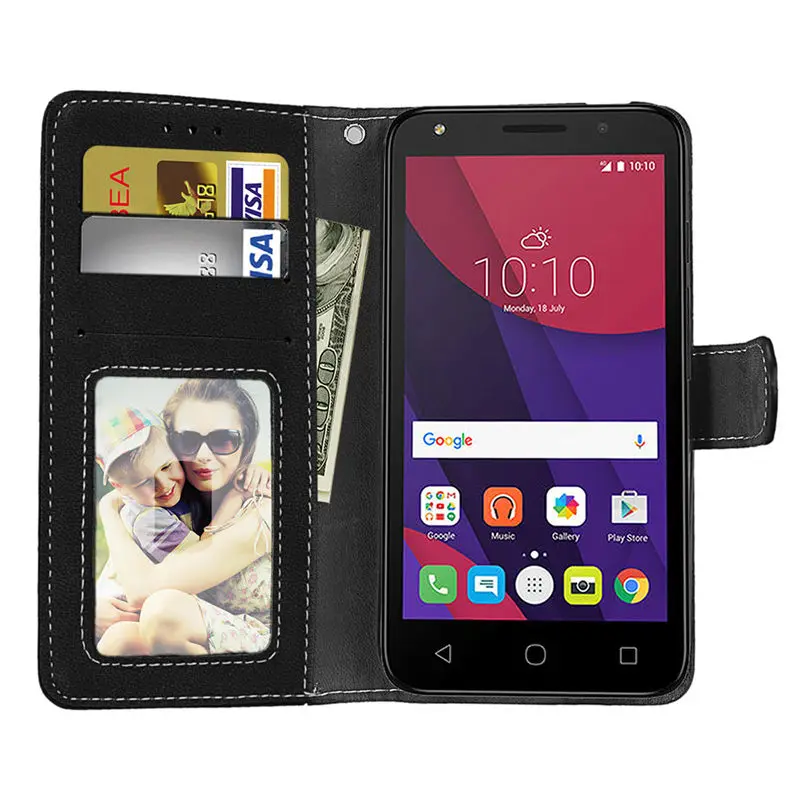 For Alcatel Go PLAY 7048X Case Cover PU Leather Wallet Cover Case For Alcatel One Touch Go PLAY 7048X Phone Case Flip Bag Skin (10)