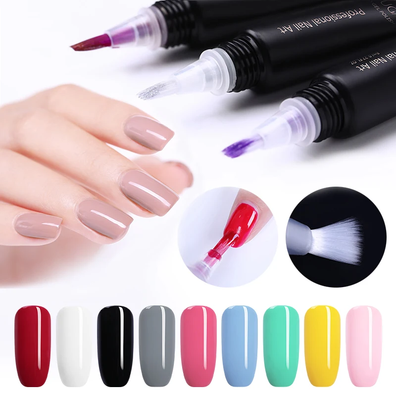 

UR SUGAR 8ml Gel Nail Polish Pure Color Semi Permanent Soak Off UV LED Gel Lacuqer Nail Varnish Hybrid Enamel Manicure Coat