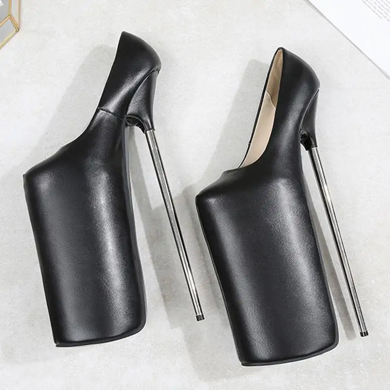 SARAIRIS Big Size 36-46 Top Quality Nightclub Super Thin High Heels Platform Shoes Woman Party Prom Sexy Women Shoes Pumps