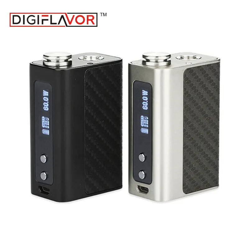 

Authentic 60W Digiflavor DF 60 TC Box MOD Built-in 1700mAh Battery Wattage/SSTC/NITC/TITC/TCR mode Vape Mod with Unique DF Chip