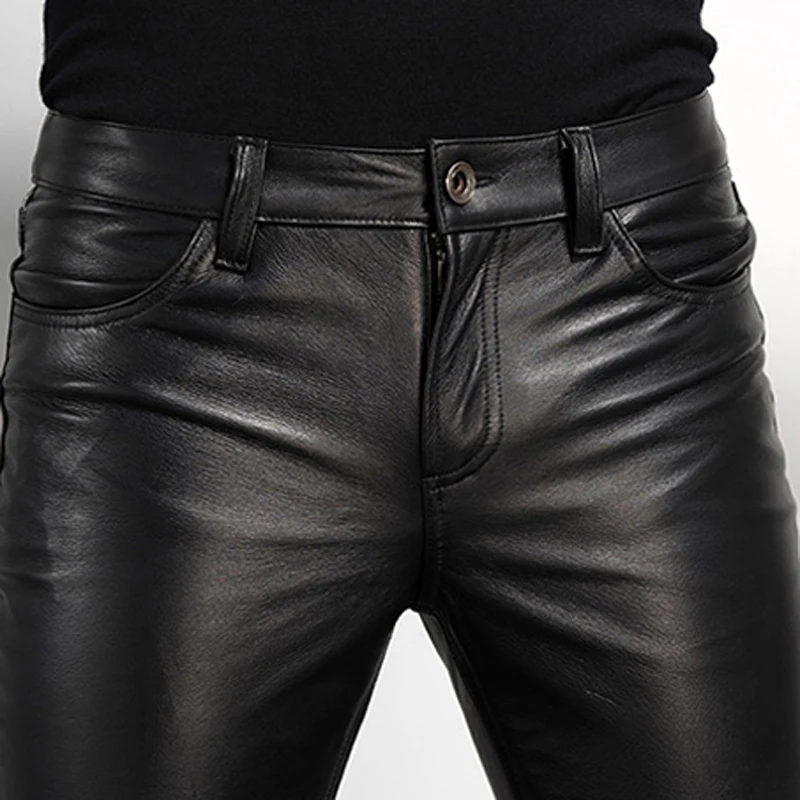 Pantaloni da motociclista in pelle da uomo moto Punk Rock stretto gotico  liscio liscio lucido pantaloni più sexy Tj01|men leather pants|rock  pantspunk rock pants - AliExpress