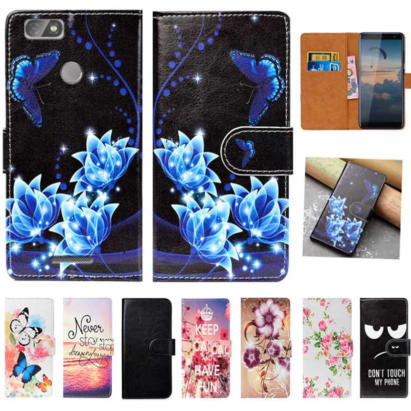 

For Highscreen Expanse Case High Quality Pu Leather 5.5 Flip Wallet Case Back Cover Book Case Bag