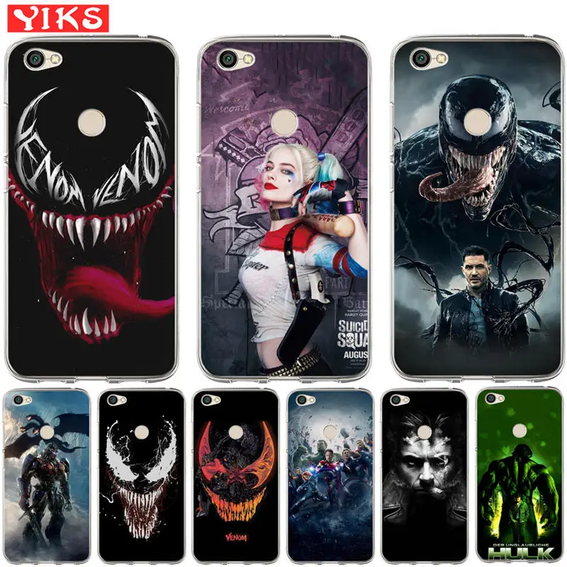 

Luxury venom For Xiaomi Redmi 3S 4X Mi 6 8 A1 5X 6X A2 Lite Note 3 4 4X 5A 5 6 Plus Pro Prime Pocophone F1 Case Cover Coque Etui