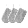Sinland Bamboo Fiber Oil Free Reusable Makeup Remover Cloth Glove Tool Beauty Facial Cleansing Cloth Pads 13cmx20cm 3 Pack White 1
