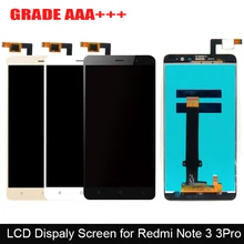 

100% New Hongmi Note 3 LCD Display +Digitizer Touch Screen Assembly Replacement For Xiaomi Redmi Note 3 Phone Parts And Free