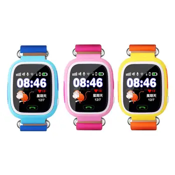 

Q90 GPS Child Smart Watch Phone Position Children Watch 1.22 inch Color Touch Screen WIFI SOS Smart Baby Watch Q50 q80 q60 Watch