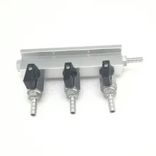 Домашнее Сваренное пиво Трехходовой CO2 компонентов на входе/Выпускные фитинги обратные клапаны пивной бар газораспределитель Аксессуары для инструментов