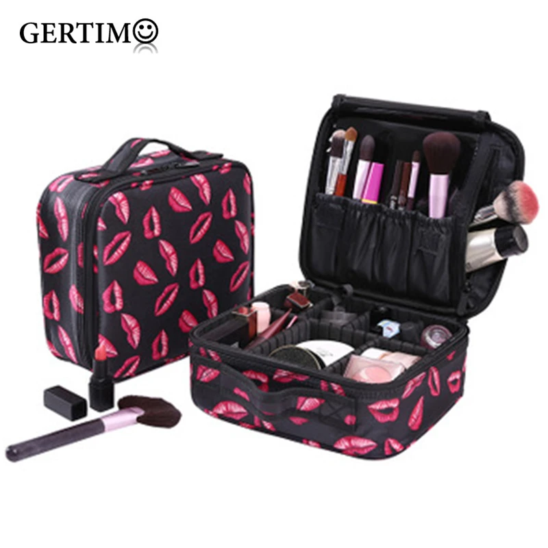  Women Professional Portable Small Travel Cosmetic Bag Organizer Makeup Storage Pouch Suitcase Manic