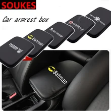 Кожа автомобилей Подлокотник центр консольный ящик площадку для Cadillac CTS SRX ats Lexus RX NX GS CT200H GS300 RX350 RX300 Saab 9-3 93