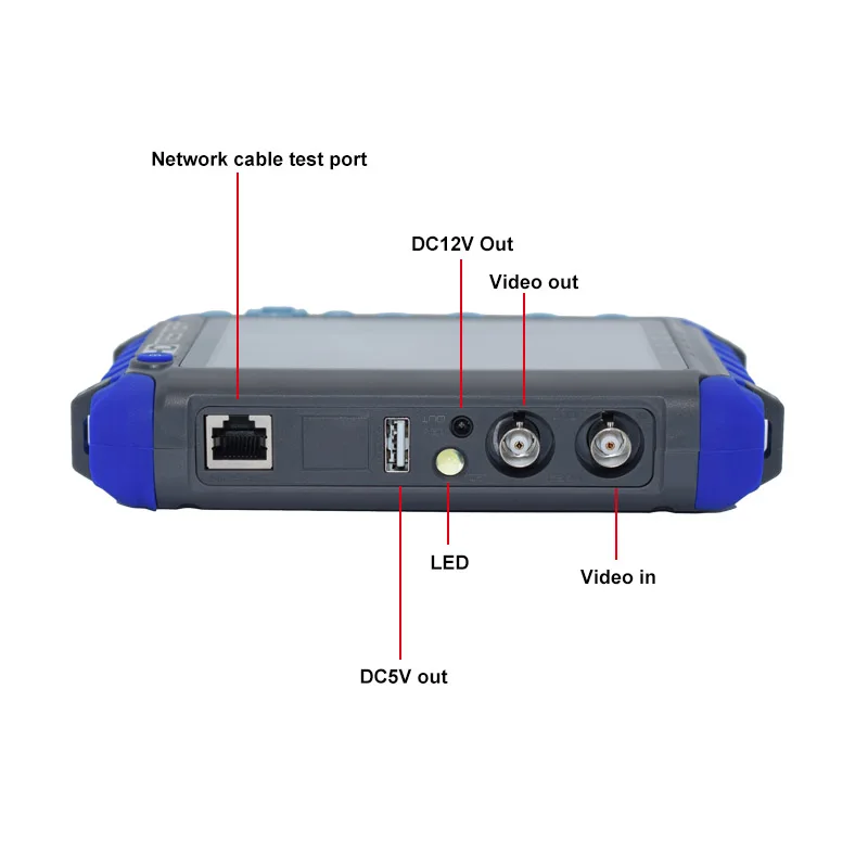 Новый 5MP 4MP 1080P AHD TVI CVI аналоговый CVBS камера безопасности CCTV тестер монитор