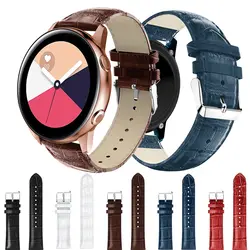 Браслет для samsung Galaxy Watch активные ремешки из натуральной кожи полосы для samsung Galaxy Watch 42 ремешок для часов, мм 20 мм ремешок для часов