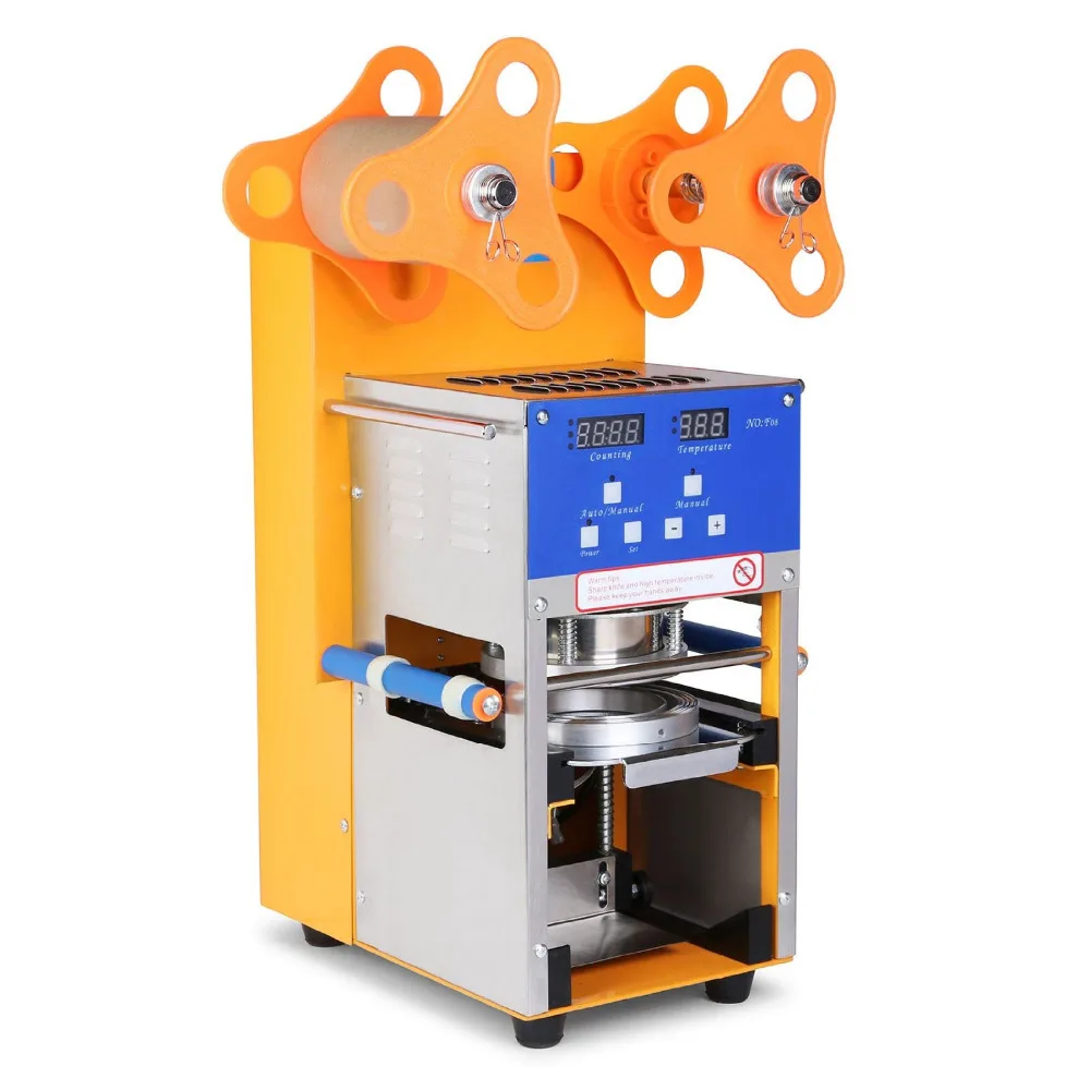 

Automatic Cup Sealer Cup Sealing Machine Cup Sealer Machine with LCD Display Commercial for Boba Bubble Tea Ice Coffee