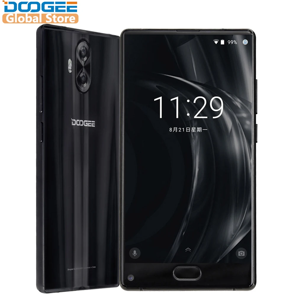 DOOGEE MIX Lite мобильный телефон 2 ГБ+ 16 ГБ двойной Камера 5.2 ''mtk6737 4 ядра android 7.0 3080 мАч отпечатков пальцев ID смартфон