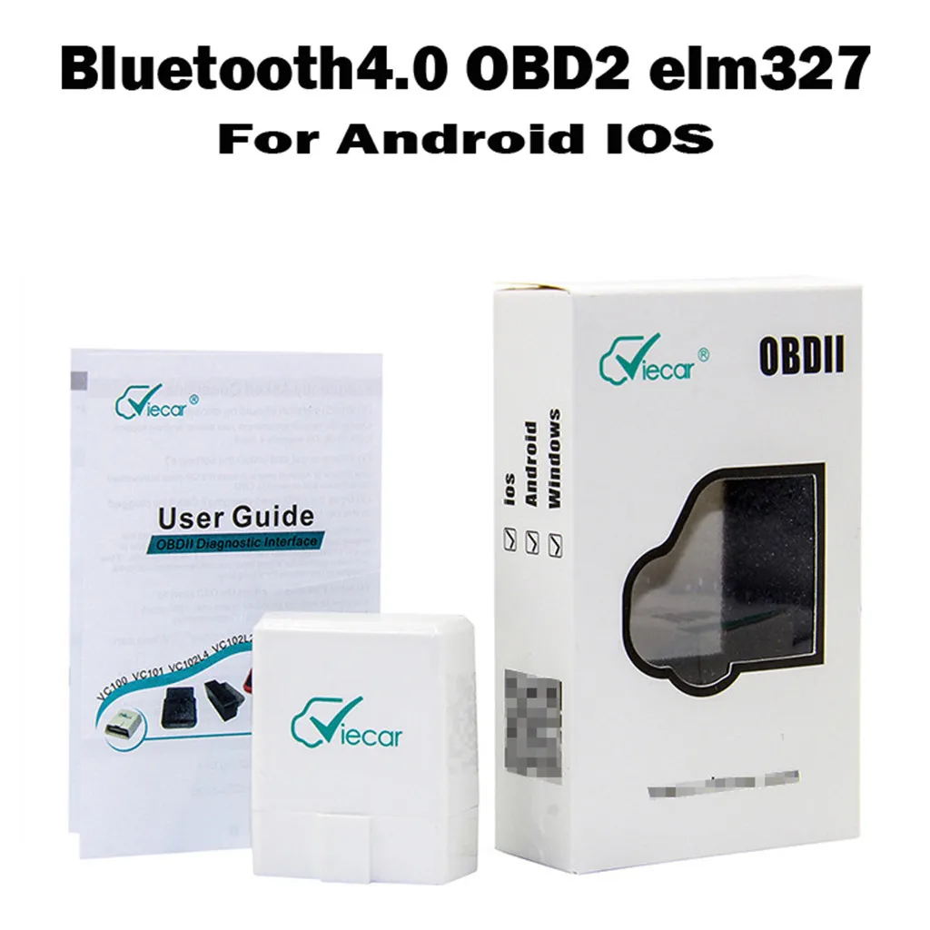 ELM327 Viecar Bluetooth 4,0 OBDII OBD2 диагностический инструмент адаптер для Android IOS высокоскоростной передачи данных сохранить Мощность 9 V~ 16 V 8Z