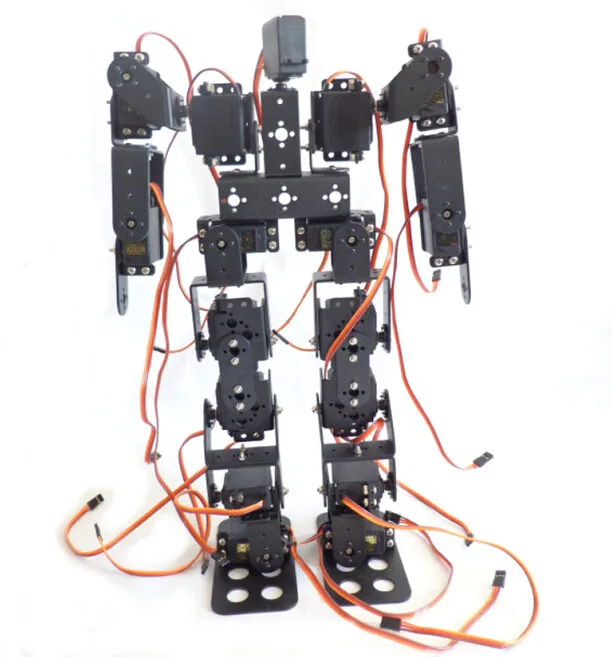 17DOF Biped Роботизированный Обучающий робот-гуманоид набор роботов сервокронштейн для детских игрушек аксессуары F17326
