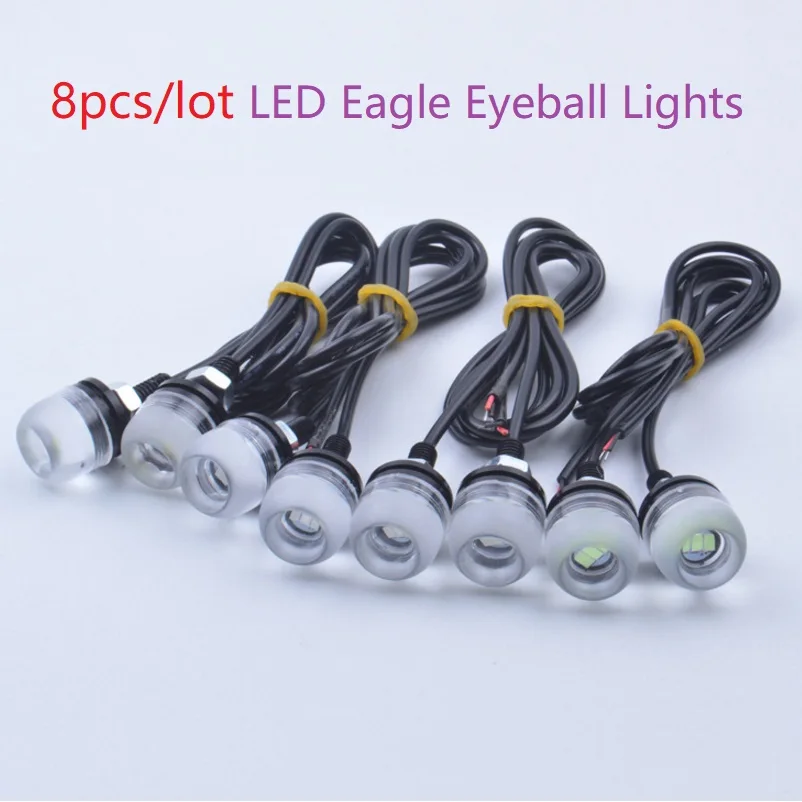 

8pcs 12v LED Waterproof LED Signal lights Side Marker/Front Daytime Running License Plate Lamps Auto car Motorcycle Truck Tail
