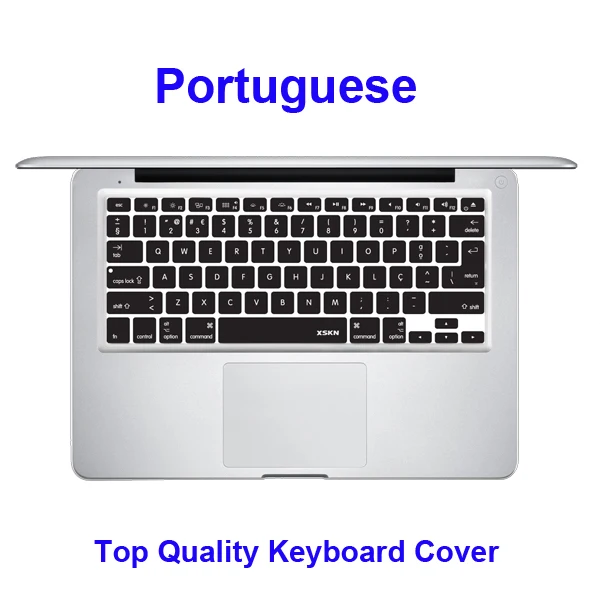 Чехол XSKN с португальской клавиатурой для Macbook Air 13 Pro Retina 15 Ультратонкий