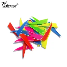 50 шт. 3 дюйма стрела перо Natual Турция флетчи ручной работы Флетчинг правое крыло для углеродный Стеклопластик стрелы для охоты стрельбы