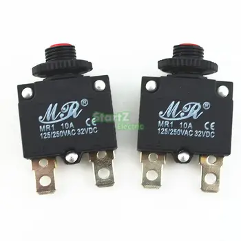 

10Pcs 10A Circuit Breaker Overload Protector Switch Fuse