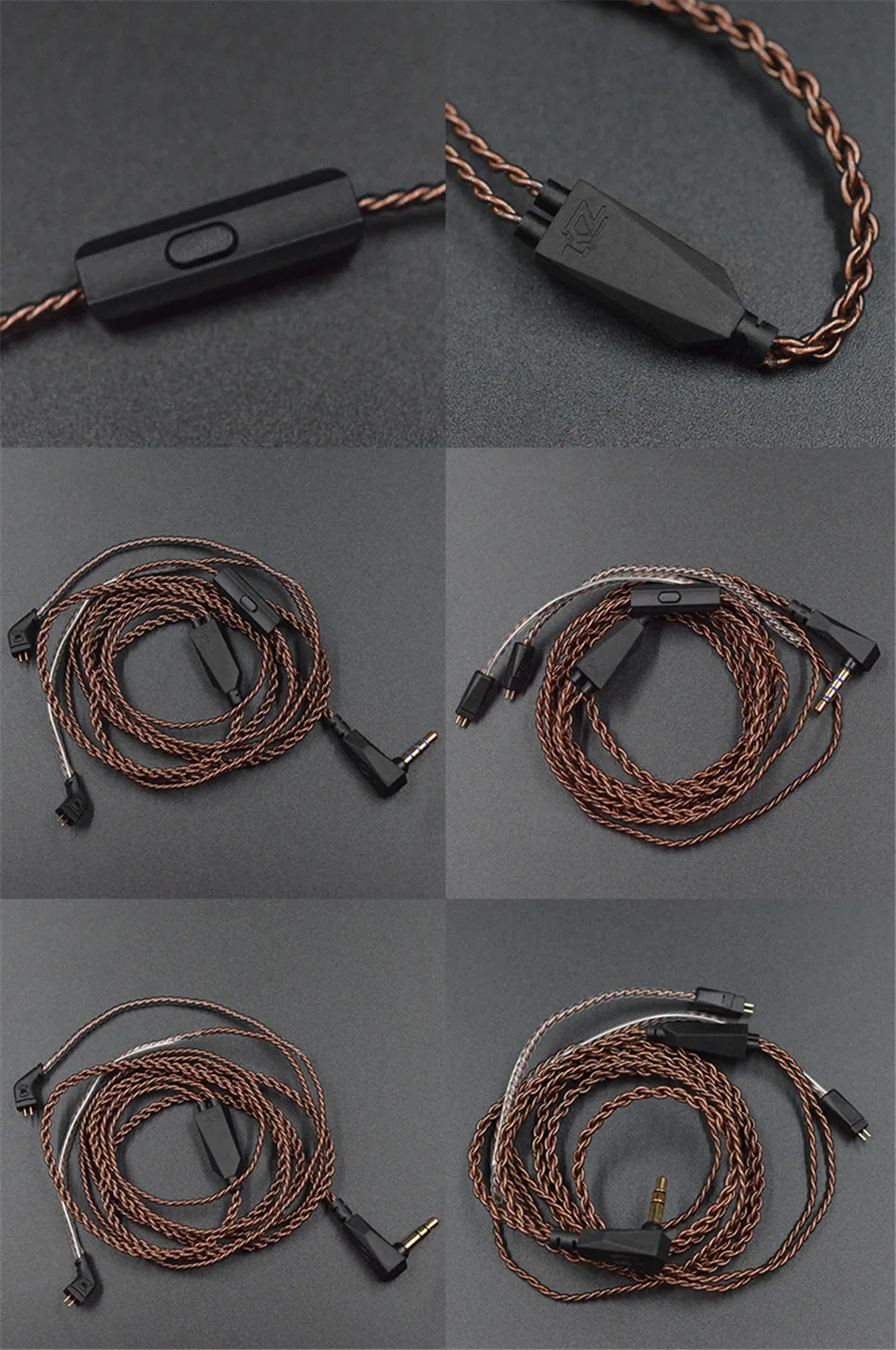 KZ_ZS10_Original_Cable_High_Purity_Oxygen_Free_Copper_Twisted_Upgrade_Wire_Gold_Plated_Cable_2pin_0.75mm_Earphone_Cable_for_ZS4 (13)
