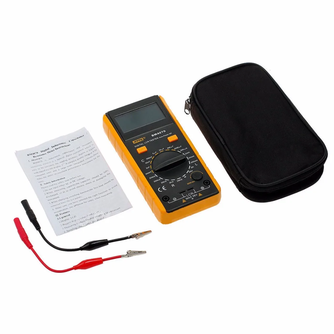 

BM4070 Digital Multimeter LCR Capacitor Tester Probe Professional Capacitance Meter Multimeters Measuring Voltage Current