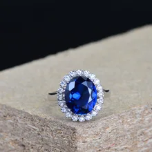 925 Sterling Silver Women Sapphire Sapphire Ring Silver 925 Designer Jewelry Luxury Fashion Jewelry Wedding gifts for parti