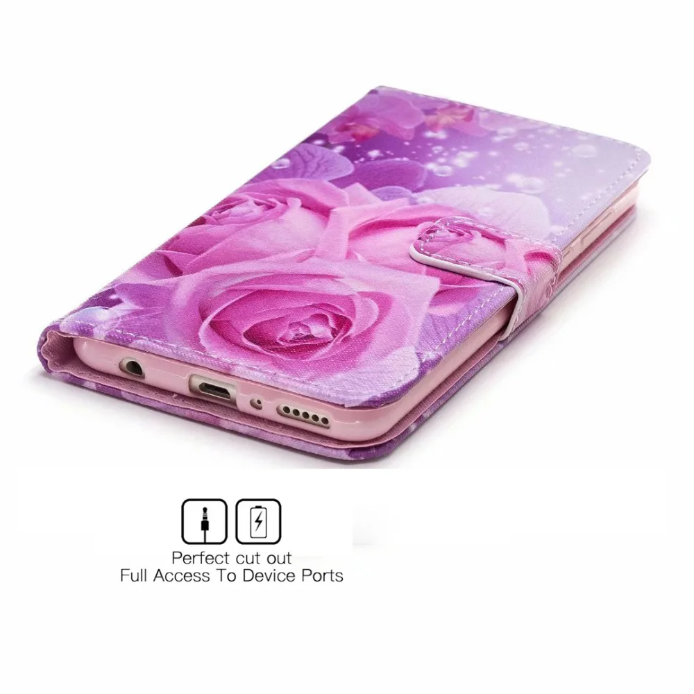 Retro Patterns PU Folio Leather Case Magnetic Flip Cover For Huawei Y9 2018 Capa Card Slots Stand Fundas For Huawei Enjoy 8 Plus (3)