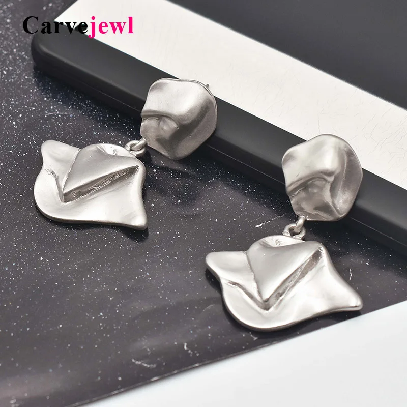 

Carvejewl metal wind earrings simple unique abstract Captain cap pendant drop dangle earrings fashion Hiphop wholesale jewelry