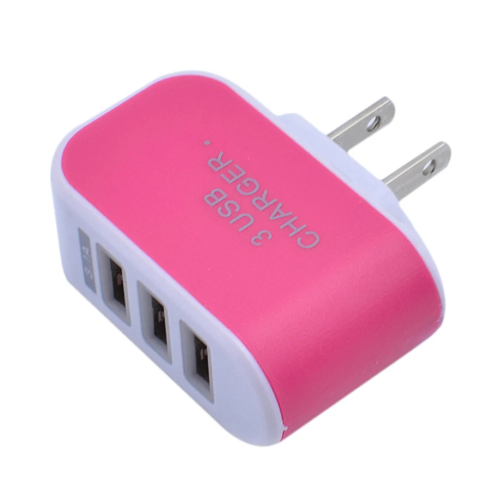 

3usb candy charger utility Safety plug American Standard US Beauty plug Save socket space Family Mobile phone charger