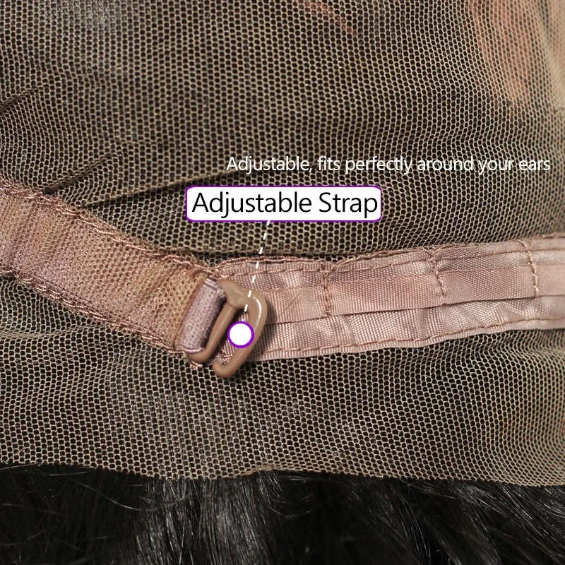 Kinky прямые 360 синтетический Frontal шнурка волос синтетическое закрытие предварительно сорвал с ребенком волос бразильский вол