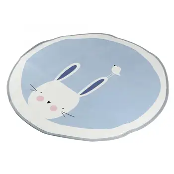 

kids mat baby games Circular Baby Gaming Blanket Cotton Blend Lovely Rabbit Pattern Play Mat Soft Pad toys for children baby