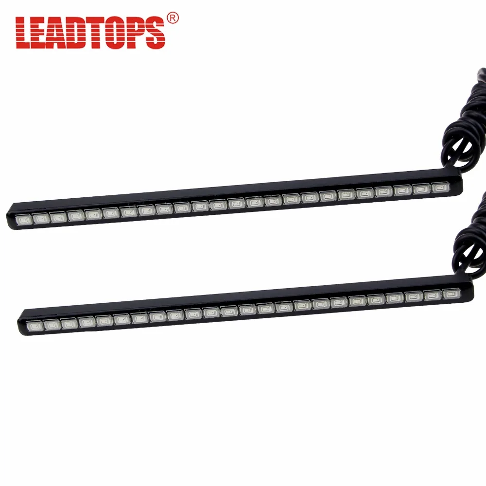 LEADTOPS 18/24/30 яркий светодиодный DRL 12 20 см SMD5630 противотуманный светильник для