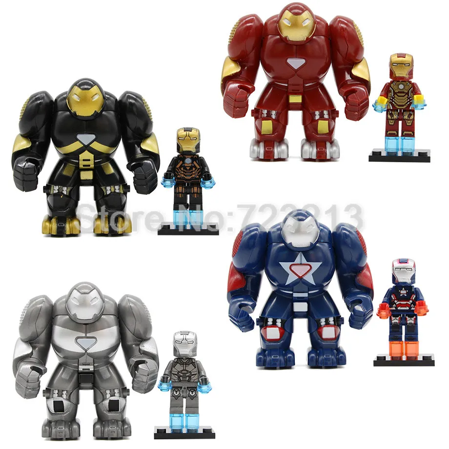 Buy 4pcs/lot Legoingly Iron Man Big and Small Figure