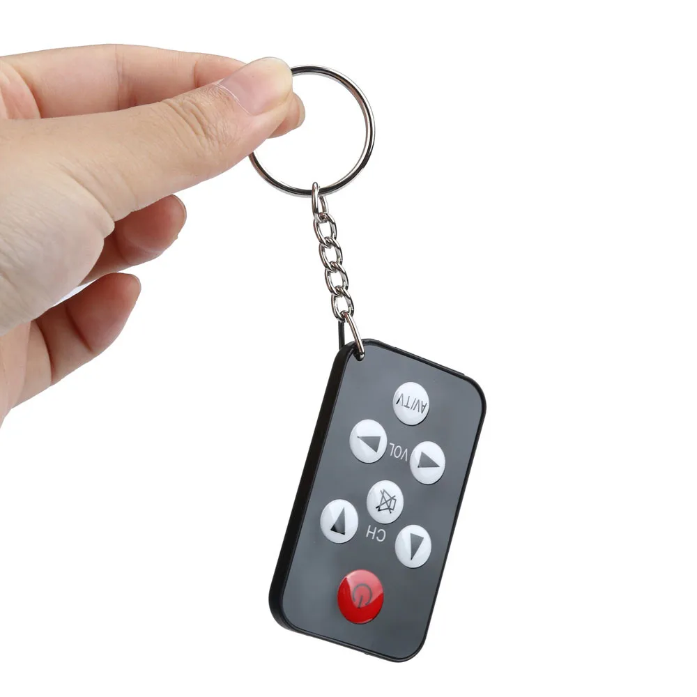 

Universal Infrared IR TV Set 1Pcs Key Ring Mini Remote Control Keychain Key Ring
