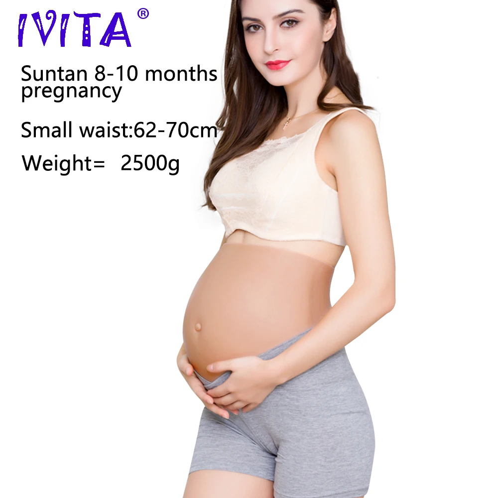 Искусственный искусственный реалистичный мягкий живота IVITA для беременных