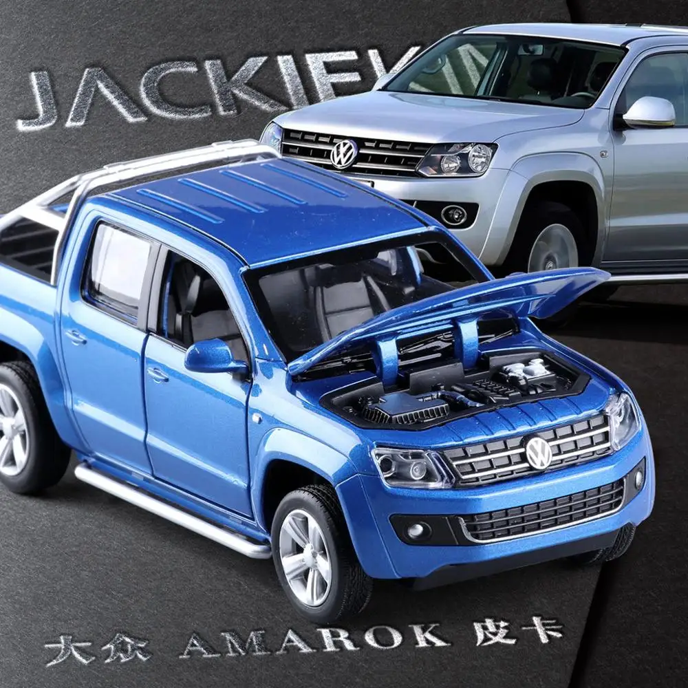 

High quality high simulation 1:30 alloy pull back car,amarok Pickup,metal model cars toy,free shipping