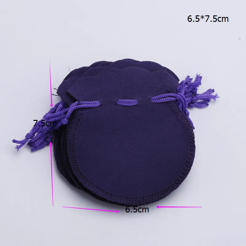Free Shipping 100PCS  7x8cm Red Velvet Drawstring Pouch Bag/jewelry Bag,christmas/wedding Bag